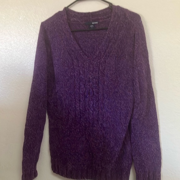 Basic editions v neck sweater medium - Picture 1 of 4